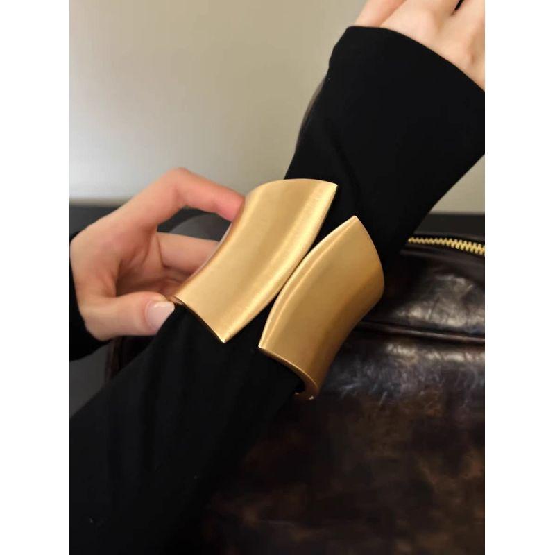 European and American Spring and Summer New Style Exaggerated Design Wide Fashion Bracelet for Women, Versatile Trendy Jewelry