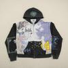 FolwStreet Streetwear Druck Y2K Kapuzenpullover Herren Damen Reißverschlusstasche Kapuzenpullover