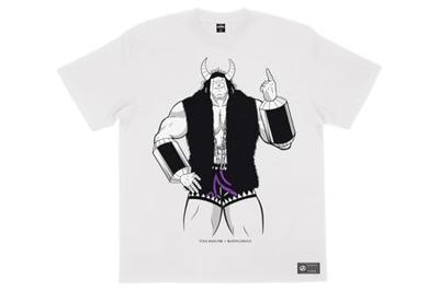 New Japan Pro-Wrestling T-Shirt, Togi Makabe X Buffalo Man, Kinnikuman Collaboration 2024, Size M, 5727102001