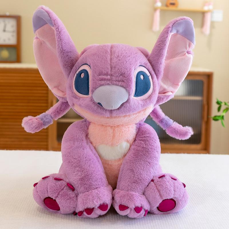 Disney Lilo &;Stitch peluche giocattoli cartone animato peluche cuscino  cuscino bambola coppia bambini giocattoli di Natale regalo blu di grandi
