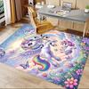 1PC Unicorn Fantasy Non-Slip Floor carpet, Office, family, bedroom, Studio - Large Area Rug, Vibrant Colors-C0497
