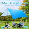 Camping Tarp Tenda Impermeável Toldo Turístico Sombra Jardim Canopy Praia Sombrinha Ao Ar Livre Ultraleve Abrigo Solar
