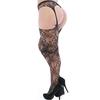 New Sexy Womens Fishnet Tights Plus Size Lace Suspender Pantyhose Stocking