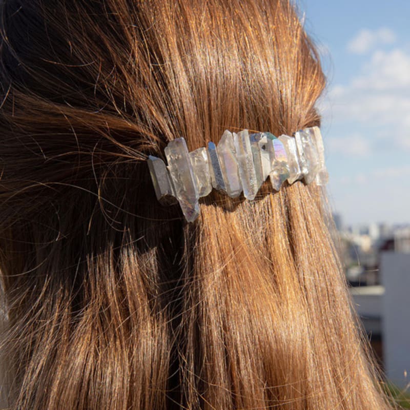 Jean Paul Clarisse crystal (natural stone) hairpin JP-21-015AB