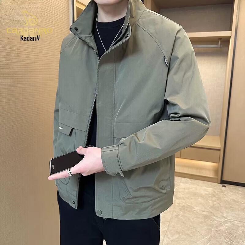CARDANRO Men's Casual Windbreaker Jacket