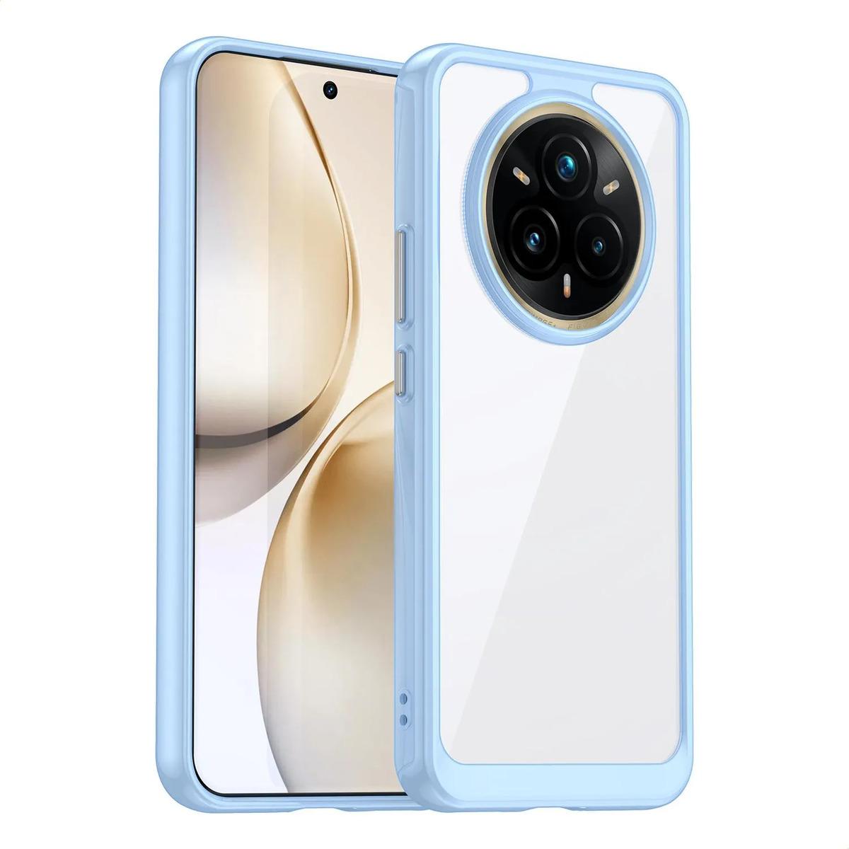 

Phone Case For Oppo Realme P3 Pro , Clear Transparent Phone Case Cover For Oppo Realme P3 Pro світло-синій колір