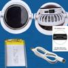 Summer Men Women Fan Baseball Hat Sun Block Baseball Hat with Solar Fan USB Charging Fan Breathable UV Block Outdoor Sunhats