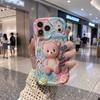 Pearl Crown Teddy Candy Cane Lollipop Wavy Edge Phone Case for iPhone 17 16 15 14 13 12 11 8 7 Plus Pro Max Sweet