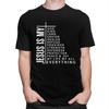 Herren Jesus Ist Mein Gott König Herr Erlöser Heiler Mein Alles T-Shirt Kurzarm 100% Baumwolle T-Shirt Locker Übergröße Kleidung