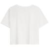 Calvin Klein Loose Fit Round Neck Short Sleeve T-Shirt Women tops White 47AB814