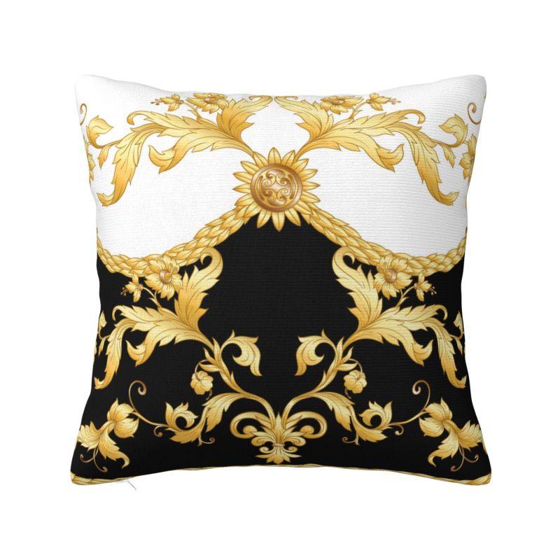 Custom Luxury Luxury European Baroque Art Cushion Cover Soft Throw Pillow Case Living Room Decoration