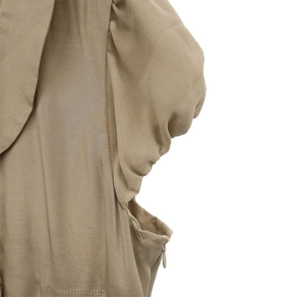 TOCCA made in Japan Short sleeve switching one piece 4 Brown x black Women Used