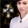 Z8 Retro Pearl, Cross High Quality Diamond-Set Brooch Brooch Yiwu