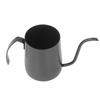 Compact Stainless Steel Coffee Drip Pot with Graduations, Perfect for Kitchen, Office, Coffee, Tea, and More (350ml, Black)