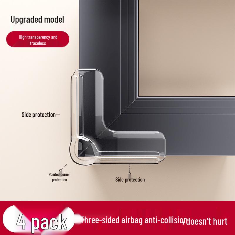 Aluminum Window Anti-Collision Corner Protector for Inward Opening Glass No Specification