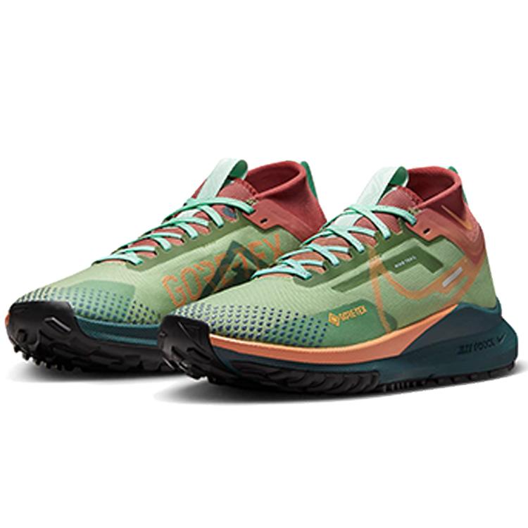 New Nike React Pegasus Trail 4 Gore Tex Alligator Mint Foam Canyon Rust Orange Trance Women's DJ7929-300