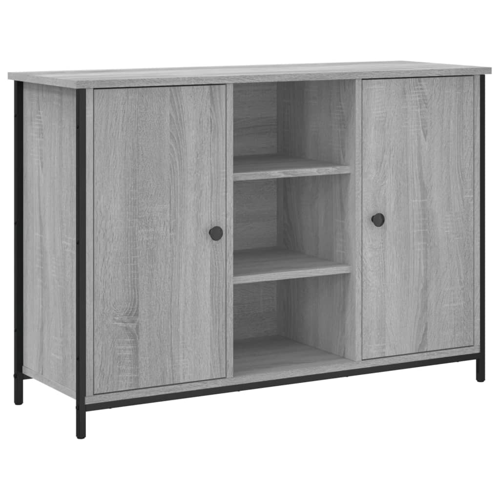 Sideboard Gray Sonoma 100x35x70 Cm Particleboard