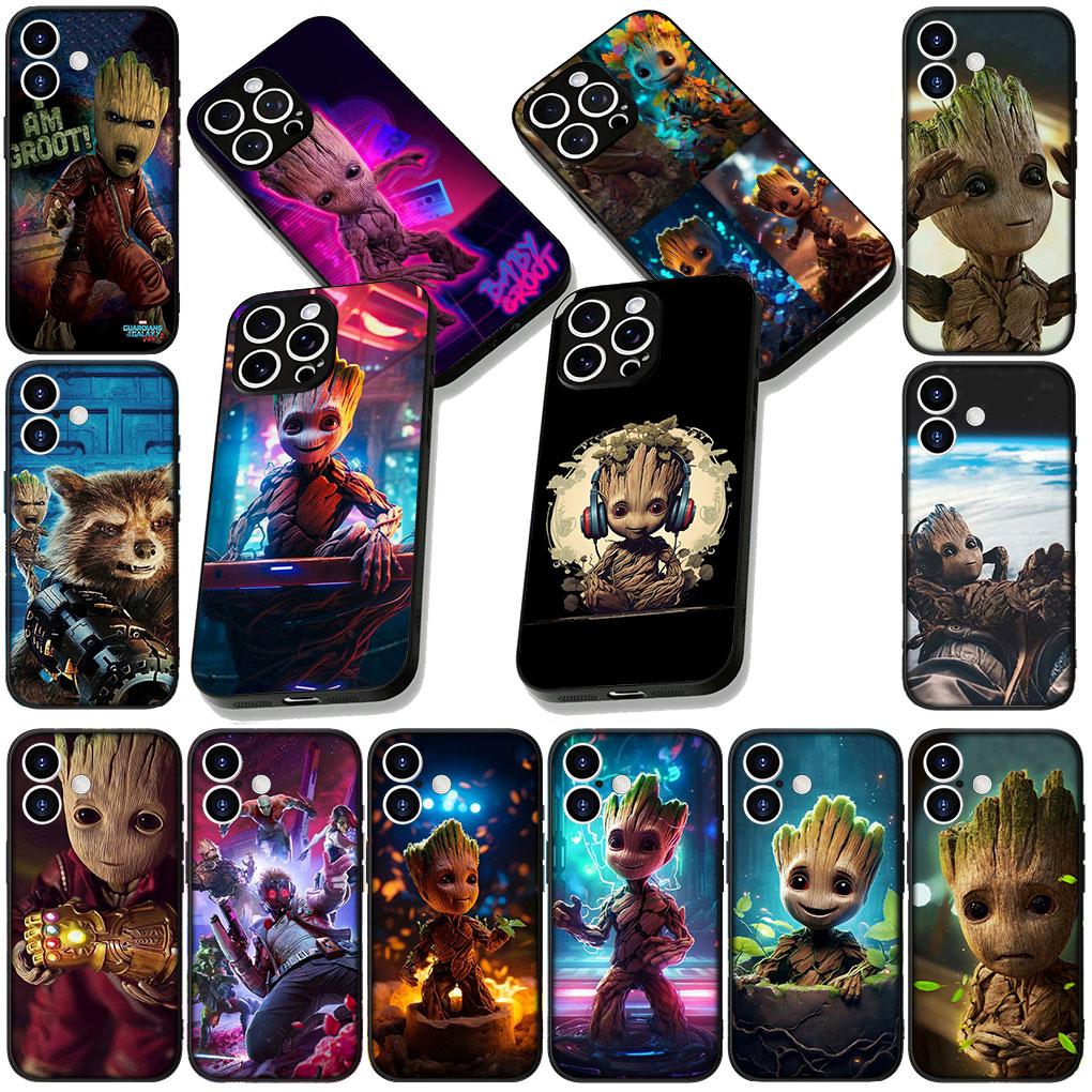 for Samsung Galaxy A05 A06 A14 A50 A51 A52 A12 A13 A17 A70 A07 A25 A26 A56 A23 M53 Case Guardians Galaxy Baby G-Groots Marvels