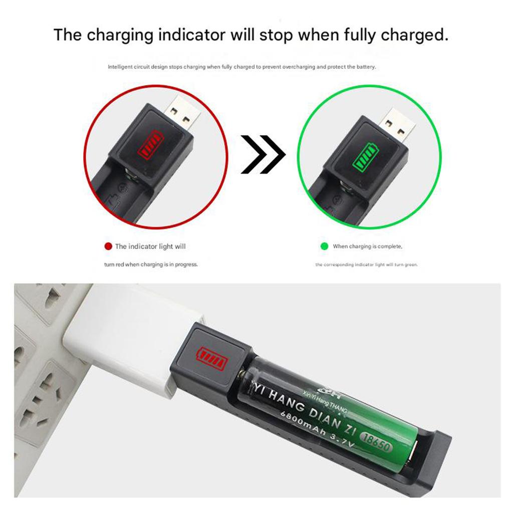 Advanced USB Chargers for 18650 Batteries Incorporating Over Current Protections To Prevent Overcharging and Enhances Battery Longevity