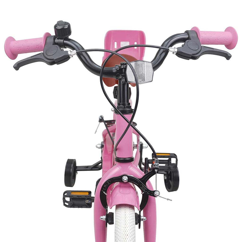 Kinderfahrrad 16 Zoll für Alter 4 6 Hellrosa
