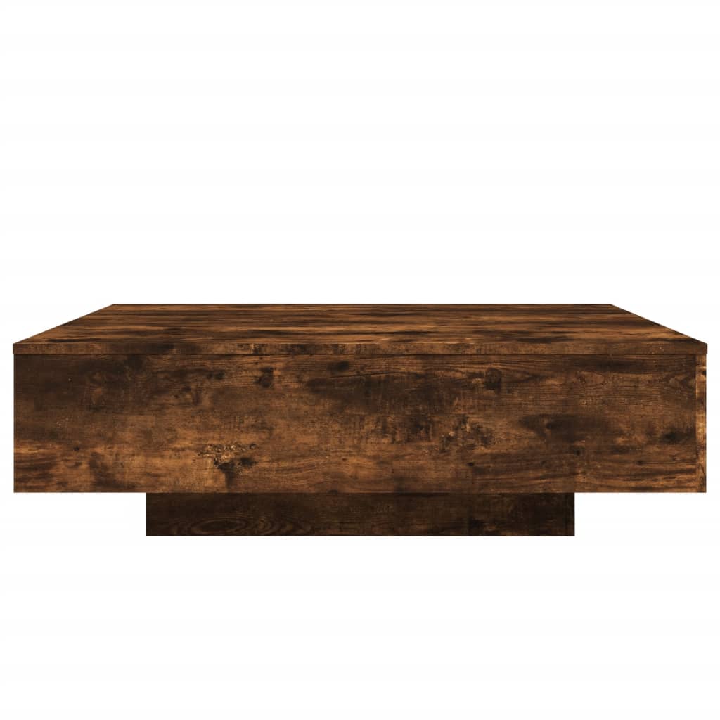 Coffee Table, Smoked Oak, 100x100x31 Cm