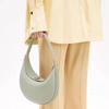 Elegant High-End Versatile Women's Shoulder Bag - Solid Color, Fashionable Commuter Handbag