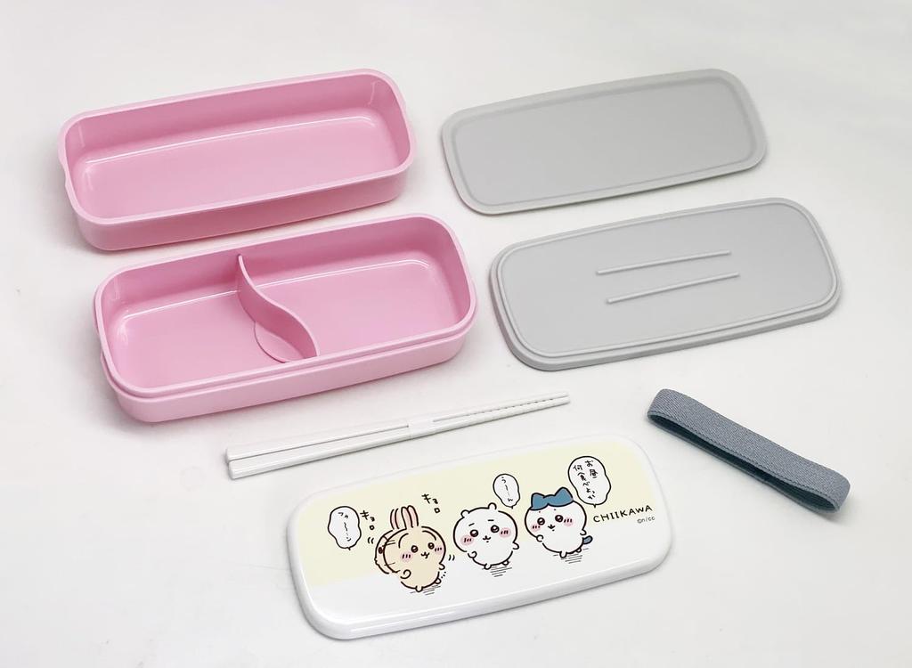 OSK Chiikawa Lunch Box Two-Tier [PW 28] [with Divider]