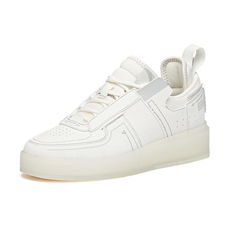 Anta Life Collection Trendy Low Top Skateboard Shoes Women's White Gray 922048020-2