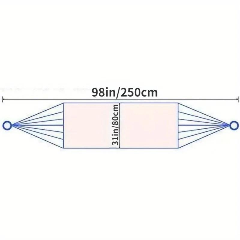 Durable Thickened Nylon Outdoor Hammock - Multifunctional Green Mesh Swing, Suitable for Gardens and Beaches