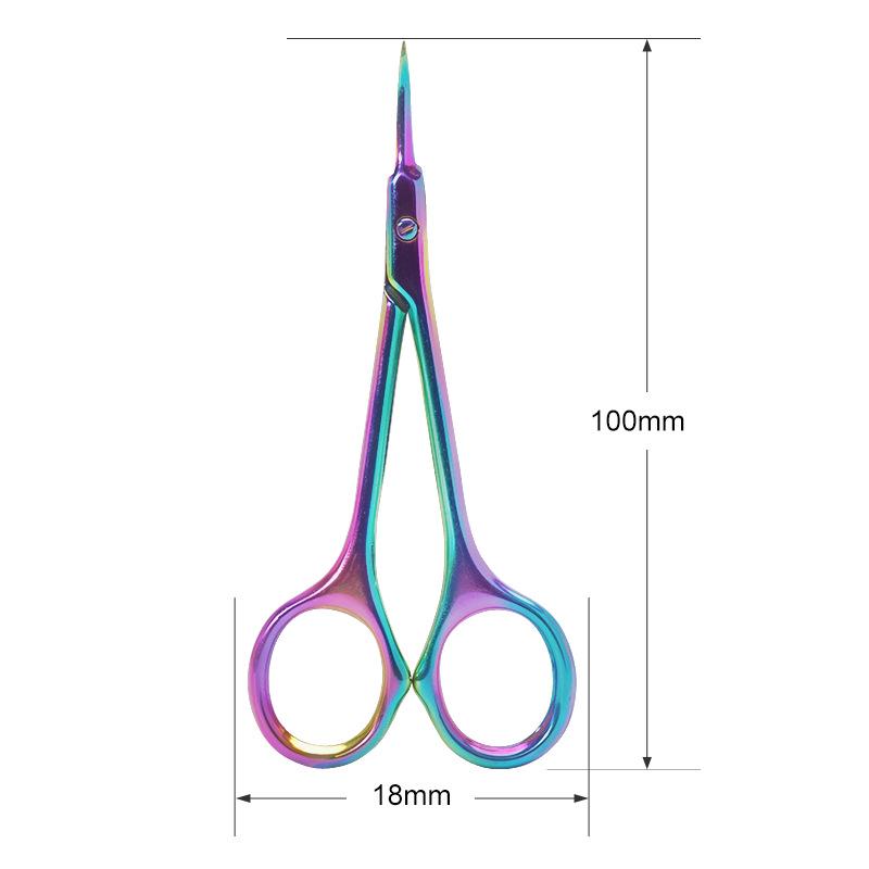 Professional Russian Style Curved Tip Nail Clippers - Dead Skin Cuticle Nipper for Salons