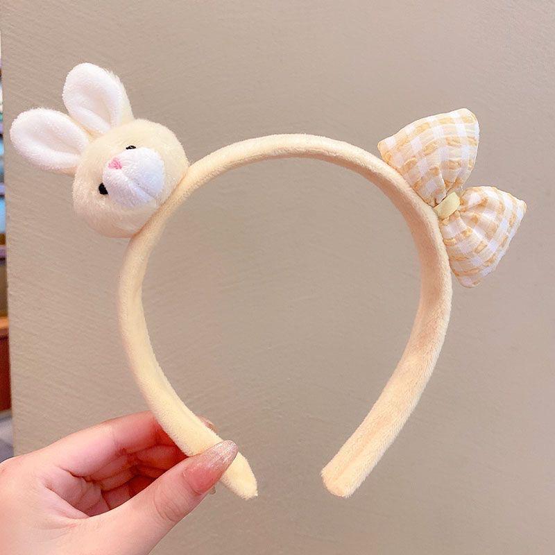Adorable 2024 Cartoon Hair Tie & Plush Headband Set for Women - Cute Hair Accessories & Gift