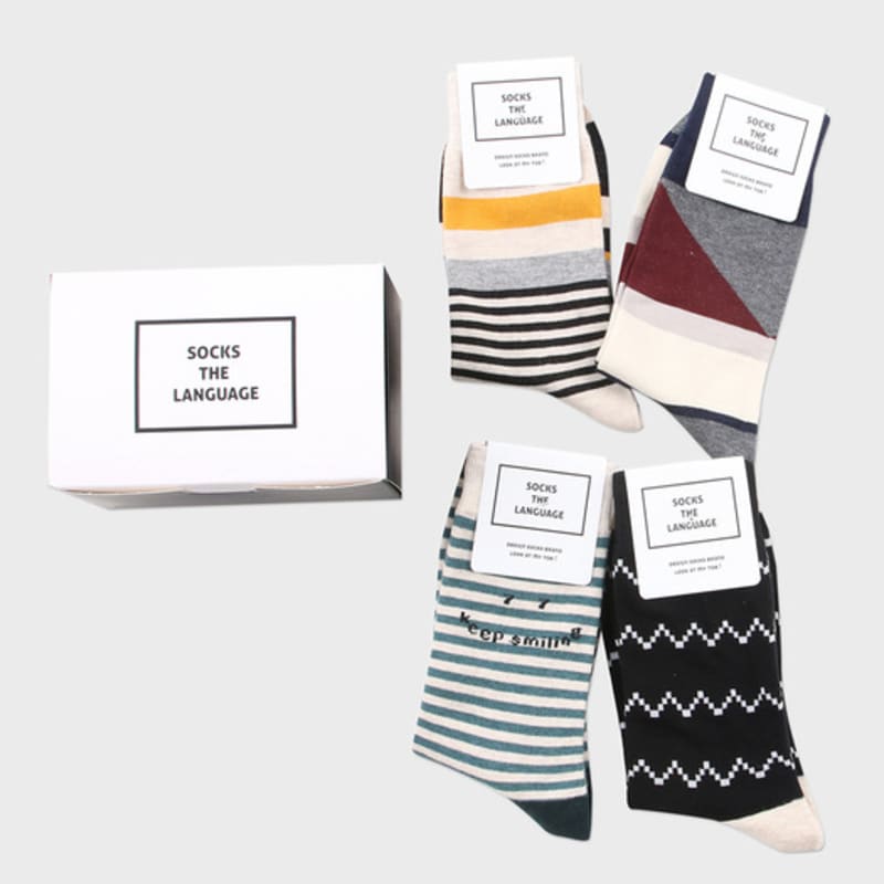 

НОСКИ ЯЗЫК Витаминные носки 4 ШТ. FREE