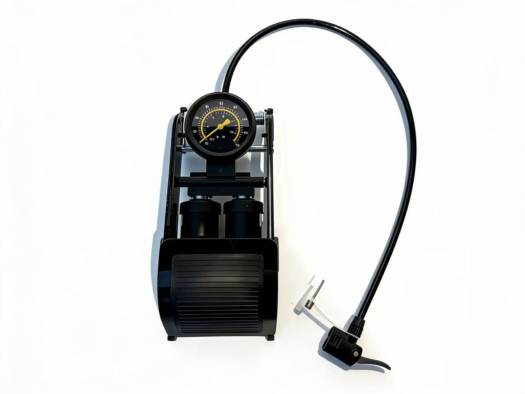 Jinta Portable High-Pressure Dual-Action Foot-Operated Bicycle Pump with Multi-Function Ball Nadel. Floor pump