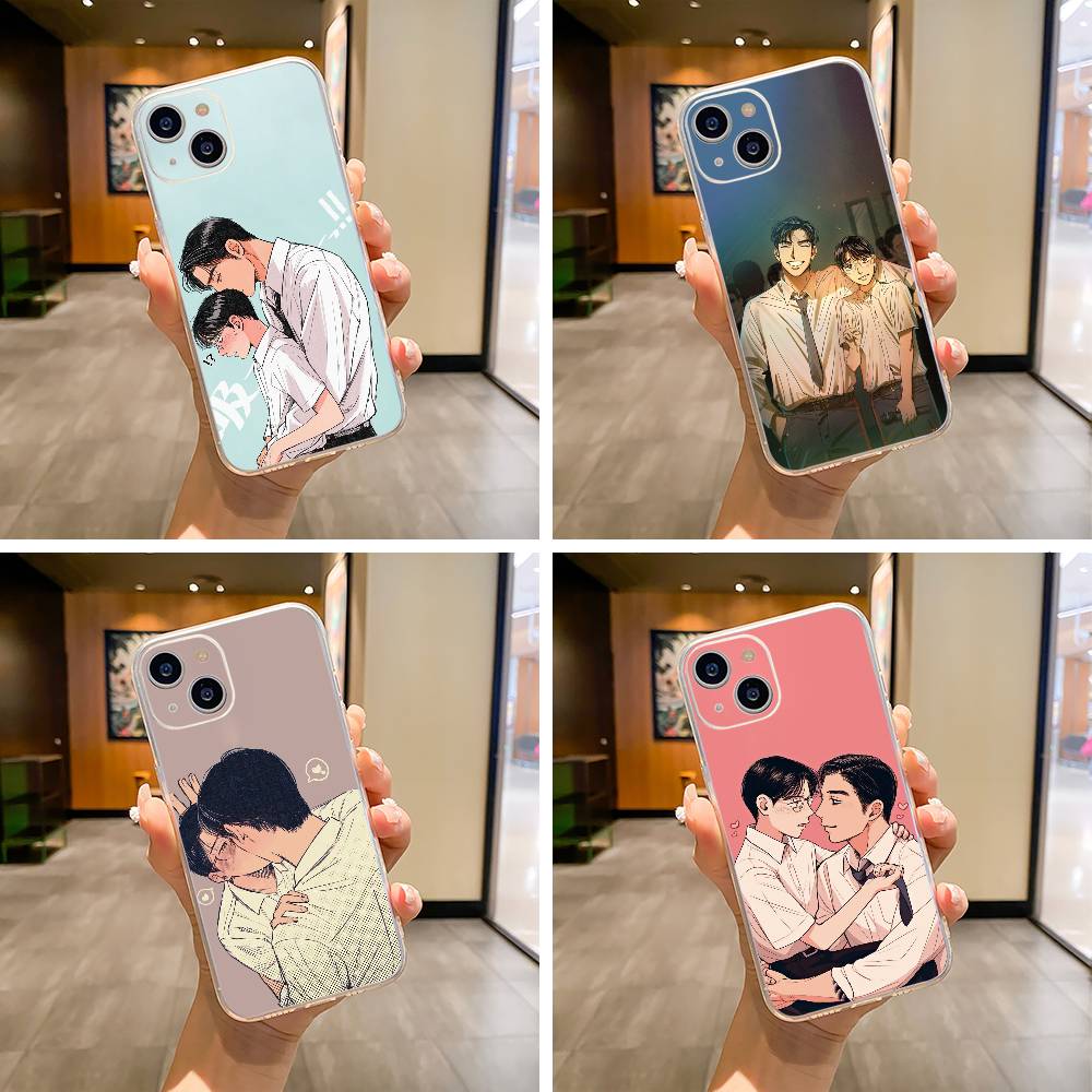 C-Captivated- By -You BL Phone Case For iPhone17,16,15,14,13,12,11 ,Pro Max, Plus Soft Silicone Transparent Cover