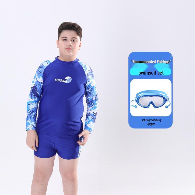 Plus Size Boys' Swimsuit for Teens and Kids - Hot Spring Collection