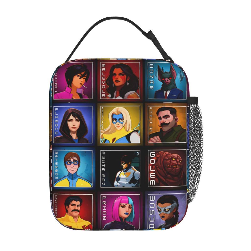Blonde Blazer Dispatch Game Insulated Lunch Bag Food Container Portable Thermal Cooler Lunch Boxes For Travel