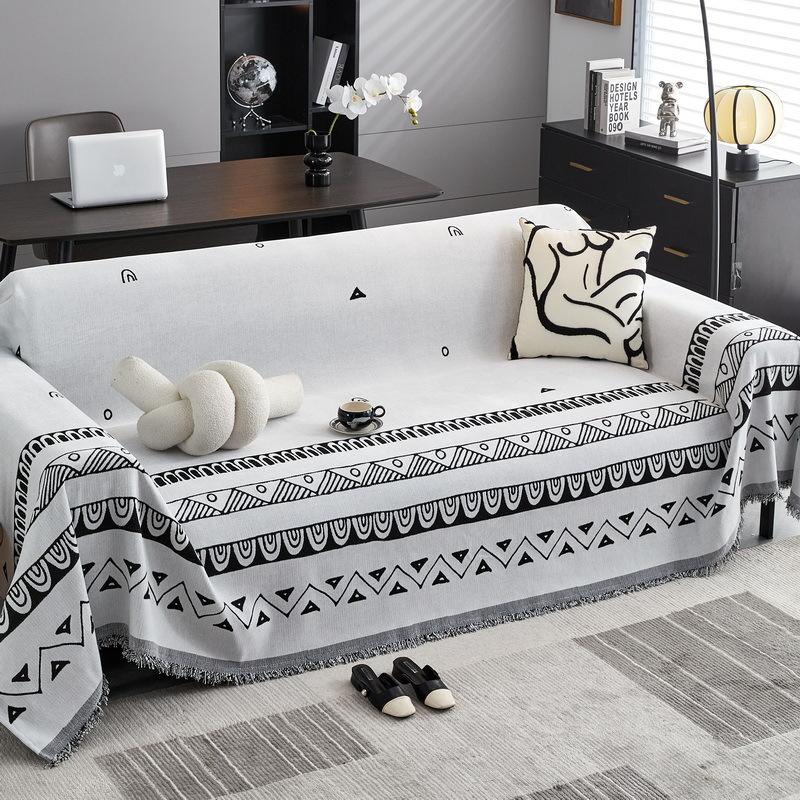 Chenille Sofa Cover Cloth All-Inclusive One-Piece Sofa Towel Four Seasons Universal Anti-Scratching Sofa Cover