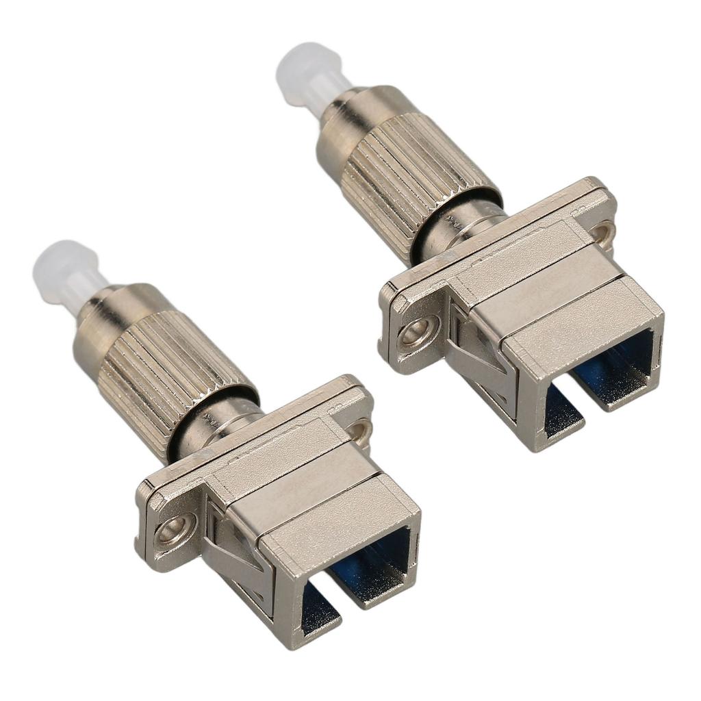 2pcs FC Male To SC Female Adapter FC UPC Male To SC UPC Female Single Mode Hybrid Optical Fiber Connector Adapter