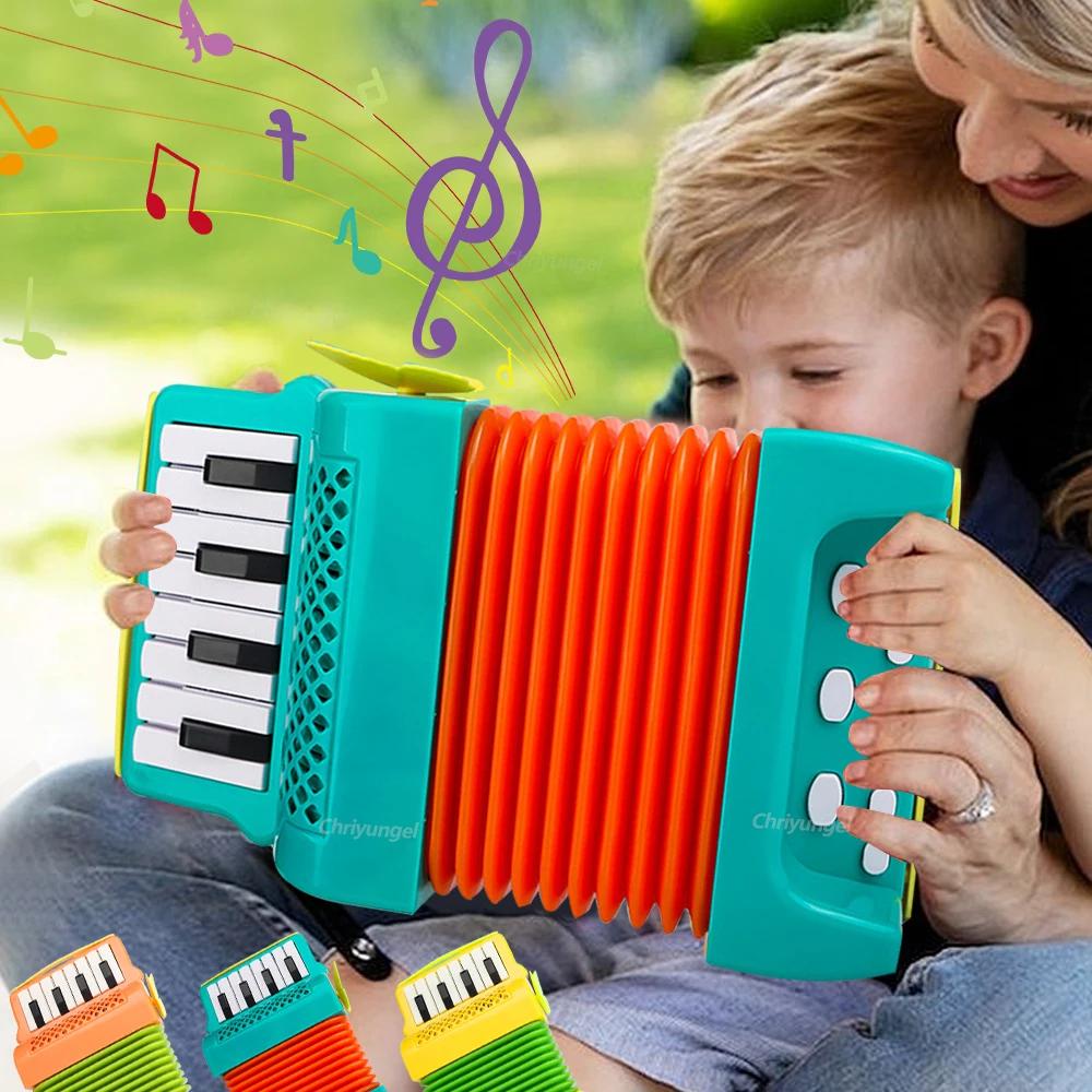 Accordion Toy for Kid Piano Musical Indoor and Outdoor Playing Musical Instrument Educational Toys Gifts for Toddlers Boys Girls