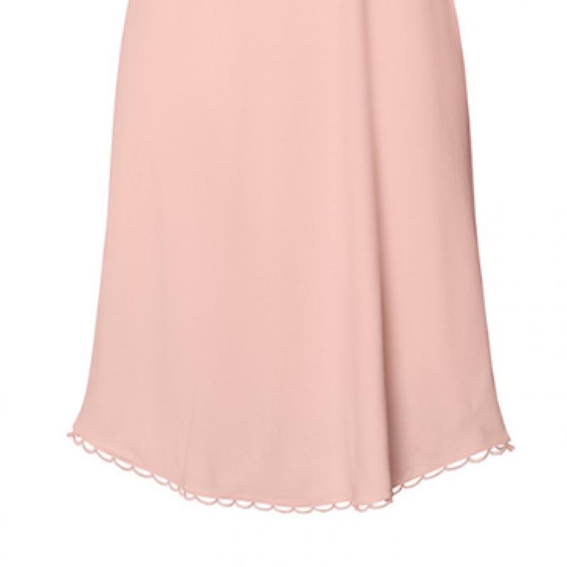 Hanro Cotton Sleeveless Nightgown  74807 Pink Blaze 