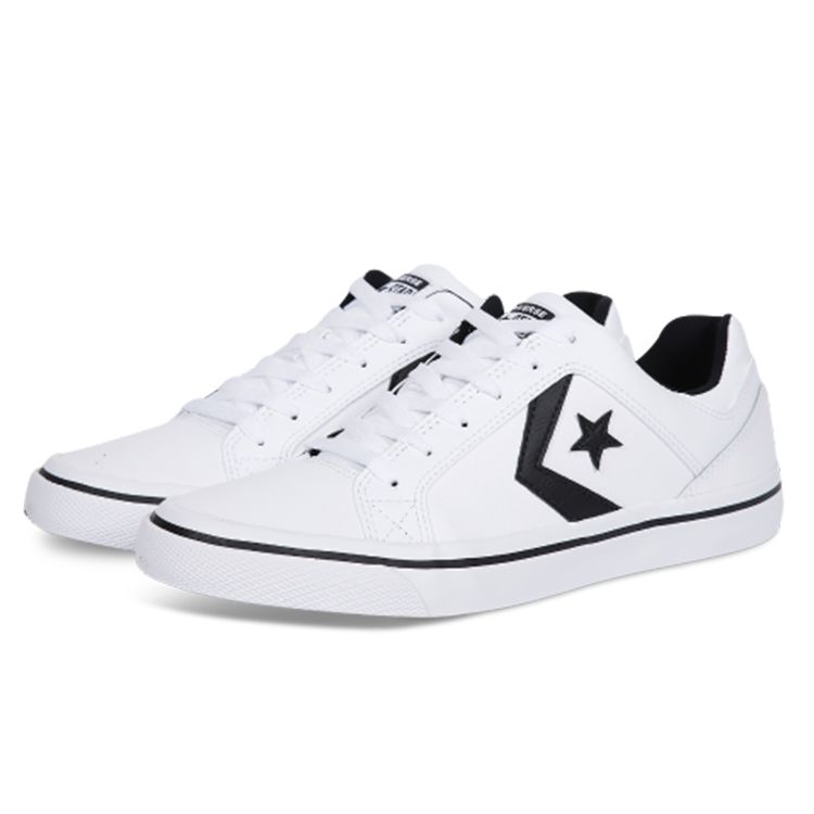 Converse All Star El Distrito Slip Resistant Lightweight Low Top Skate Shoes Unisex Sneakers White 158427C