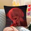 1pc Anime S-Saihate Station Icons Pillow Case Fashion Square Pillowcase Bedroom Sofa Room Ins Decoration Leisure