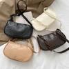 Handle Bag Women Retro Handbag PU Shoulder Totes Underarm Vintage Top Handle Bag Female Small Subaxillary Bags Clutch