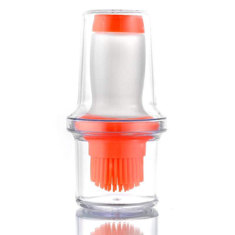 Oil Bottle Brush Silicone Glass Container Kitchen Olive Pump Pot Vinegar Spray BBQ Cookware Dispenser Cooking Condiment Tool