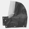 Rainwear Top and Bottom Fully Lining Defend LL [Winter Cherry] Set, Waterproof, Mesh, Rainsuit, Men's, Black,