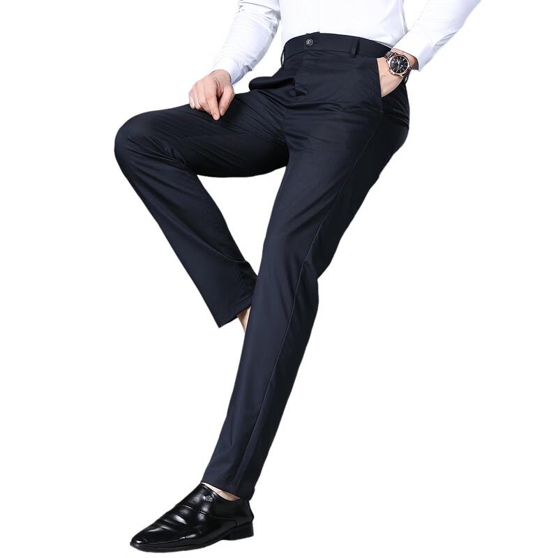 YUZHAOLIN Men's Summer Casual Straight-Leg Pants