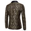 Men's Bling Jacquard Tuxedo Suit Party Coat Blazer Gentleman Jacket