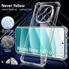 Four-corners Shockproof Silicone Case For Xiaomi Redmi Note 14 Soft Ultra Thin Cover Transparent Cover Shell For Note 14 Pro+