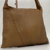 BOTTEGA VENETA Vintage Semi Shoulder Bag Single Strap Nappa Leather Brown Camel A4 Size Compatible
