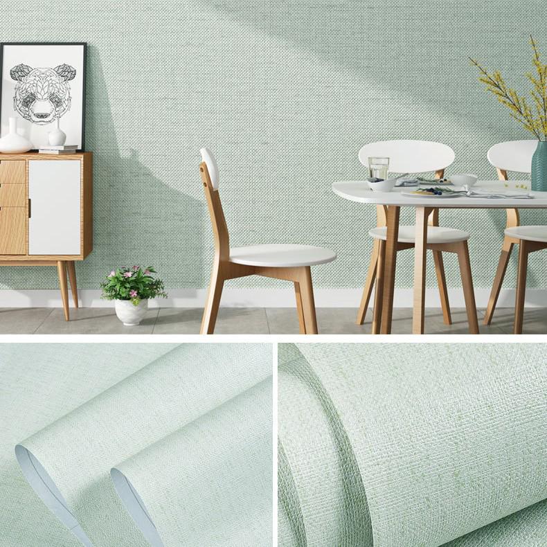 Samolepicí jednobarevná PVC nástěnná samolepka: Dekorace proti znečištění pro ložnici, obývací pokoj nebo studentskou kolej.